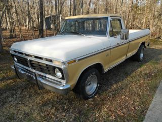 1975 Ford F100 Ranger Xlt Longbed,  Paint,  390 Engine,  Automatic photo
