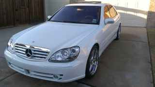 2001 Mercedes Benz S430 White With Many Upgrades photo