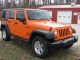 2012 Jeep Wrangler Unlimited Sport 4x4 Jk Auto 3.  6l Vvt Hard Top Orange Crush Wrangler photo 2