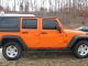 2012 Jeep Wrangler Unlimited Sport 4x4 Jk Auto 3.  6l Vvt Hard Top Orange Crush Wrangler photo 6