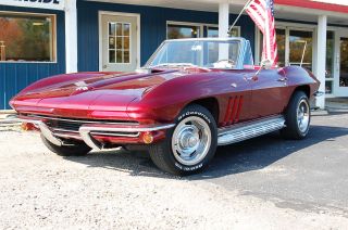 1965 Corvette Convertible 4 Speed W / 454 And Sidepipes photo