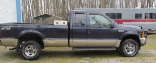 2000 Ford F250 Duty Extended Cab 4x4 V10 With Plow photo