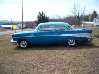 1957 Chevrolet With Fuelie Heads 997 - 2x4 Carter Wcfb Carbs 1299 Tops 0 - 049 Bowl photo