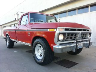 1976 Ford F250 Ranger Xlt 2wd 460 V8 Long Bed Automatic 76 F - 250 photo