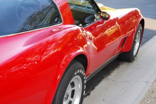 1980 Chevy Corvette - Red Beauty In Rust - Arizona Black And Red T - Tops L@@k photo