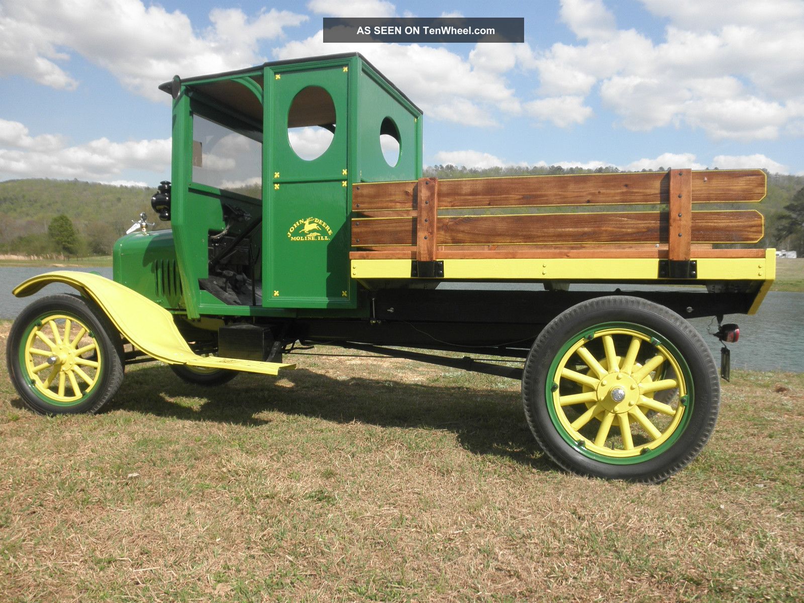 Rare 1926 Ford Model Tt John Deere Delivery Truck
