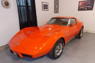 1976 Corvette Stingray S Match Orange Flame / Interior / Beatiful Shine photo