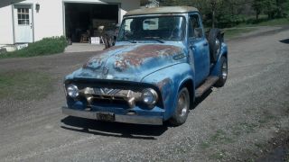 1954 Ford F100 Deluxe Pickup Truck Overdrive Custom 50 ' S Hot Rod Patina photo