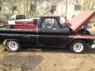 1966 Chevrolet Chevy C10 Very Straight Body Pretty Solid Old Truck Short Bed photo