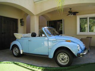 1979 Vw Volkswagen Beetle Convertible 30k Mile Survivor photo