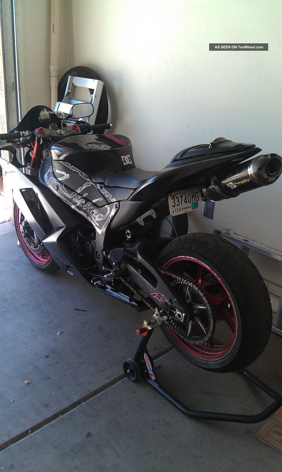 ninja 636 stunt bike