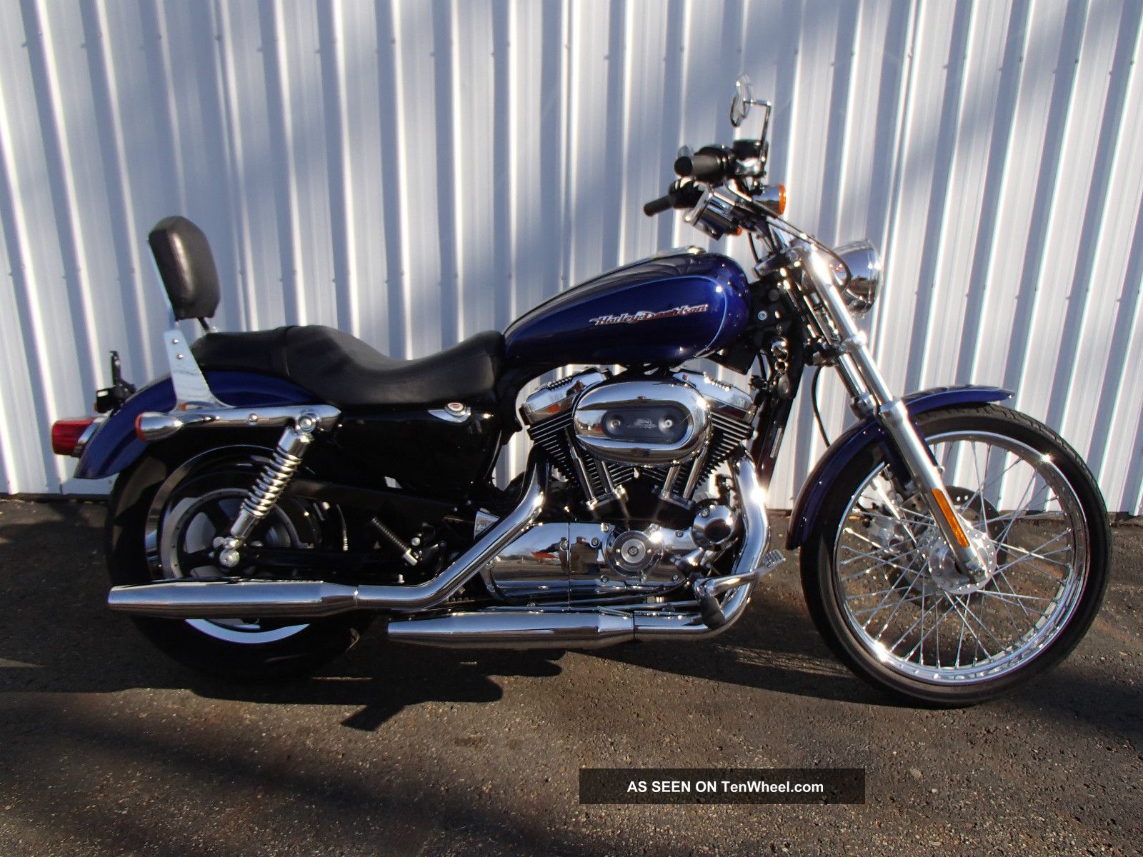 2006 Harley Davidson Xl1200c Sportster Blue Um90930 Rg