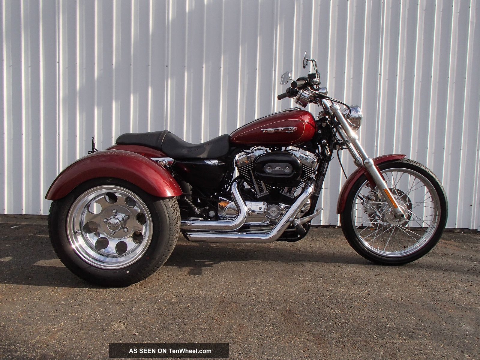 2009 Harley Davdison Xl1200 Custom Sportster Frankenstein Trike Um90677 Jb Sportster photo