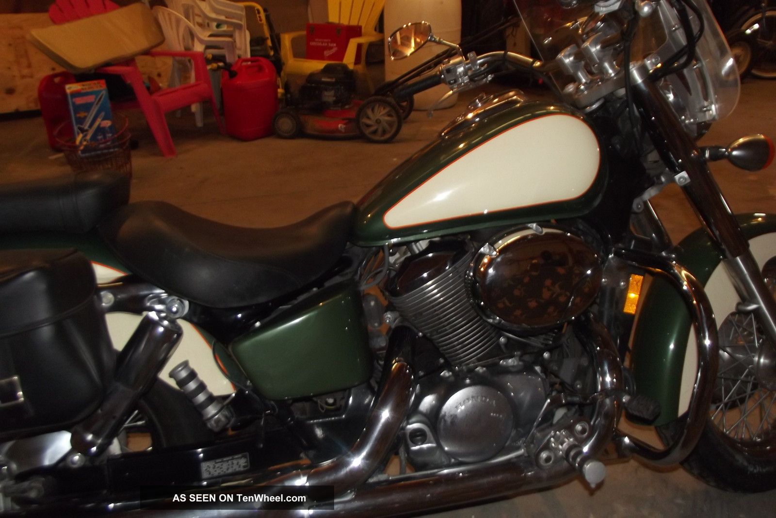 Honda shadow 1998 green #7