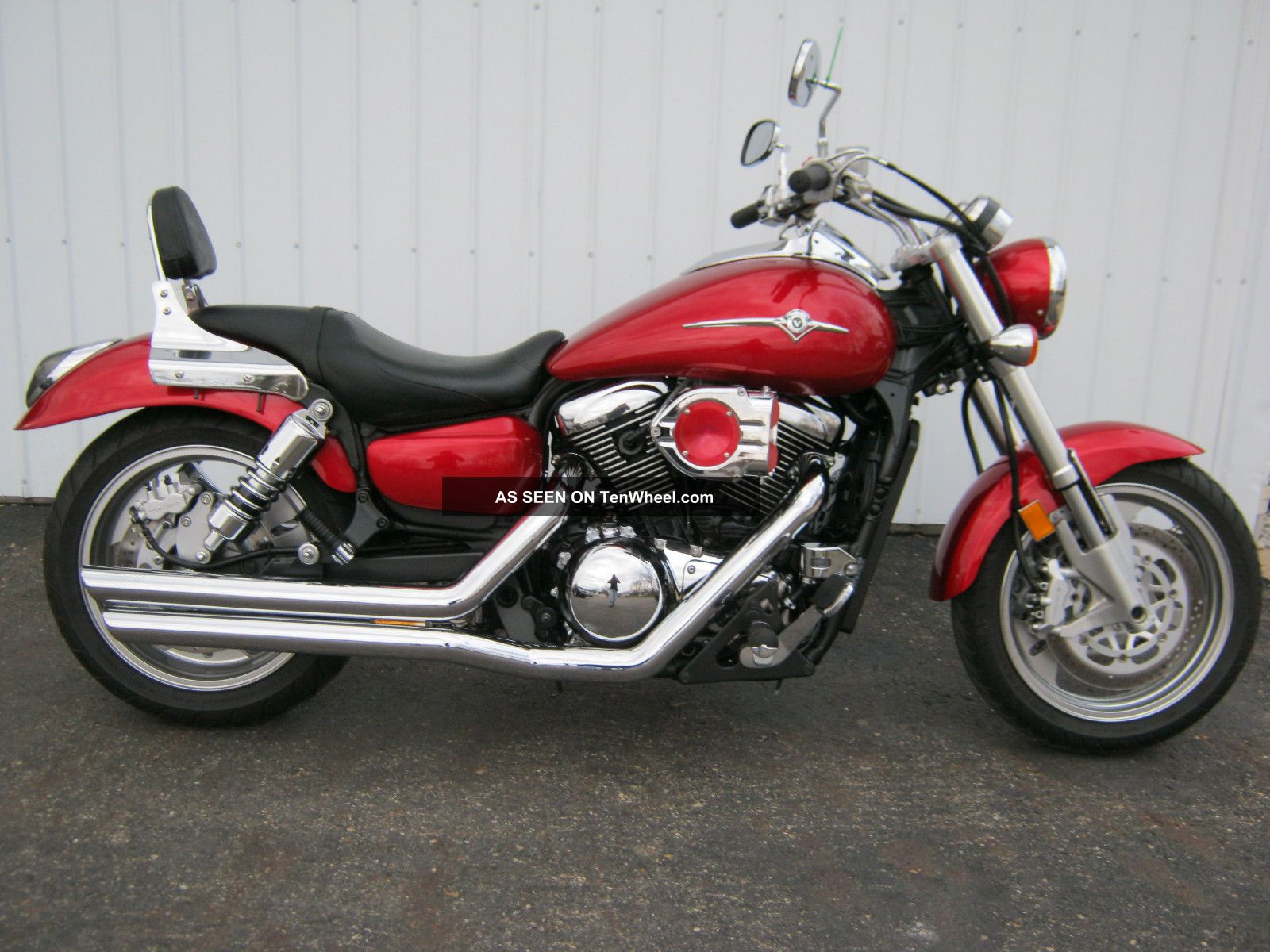 2008 Kawasaki Vulcan Meanstreak Vn1600mn In Brilliant Red Um10209 Kw Vulcan photo