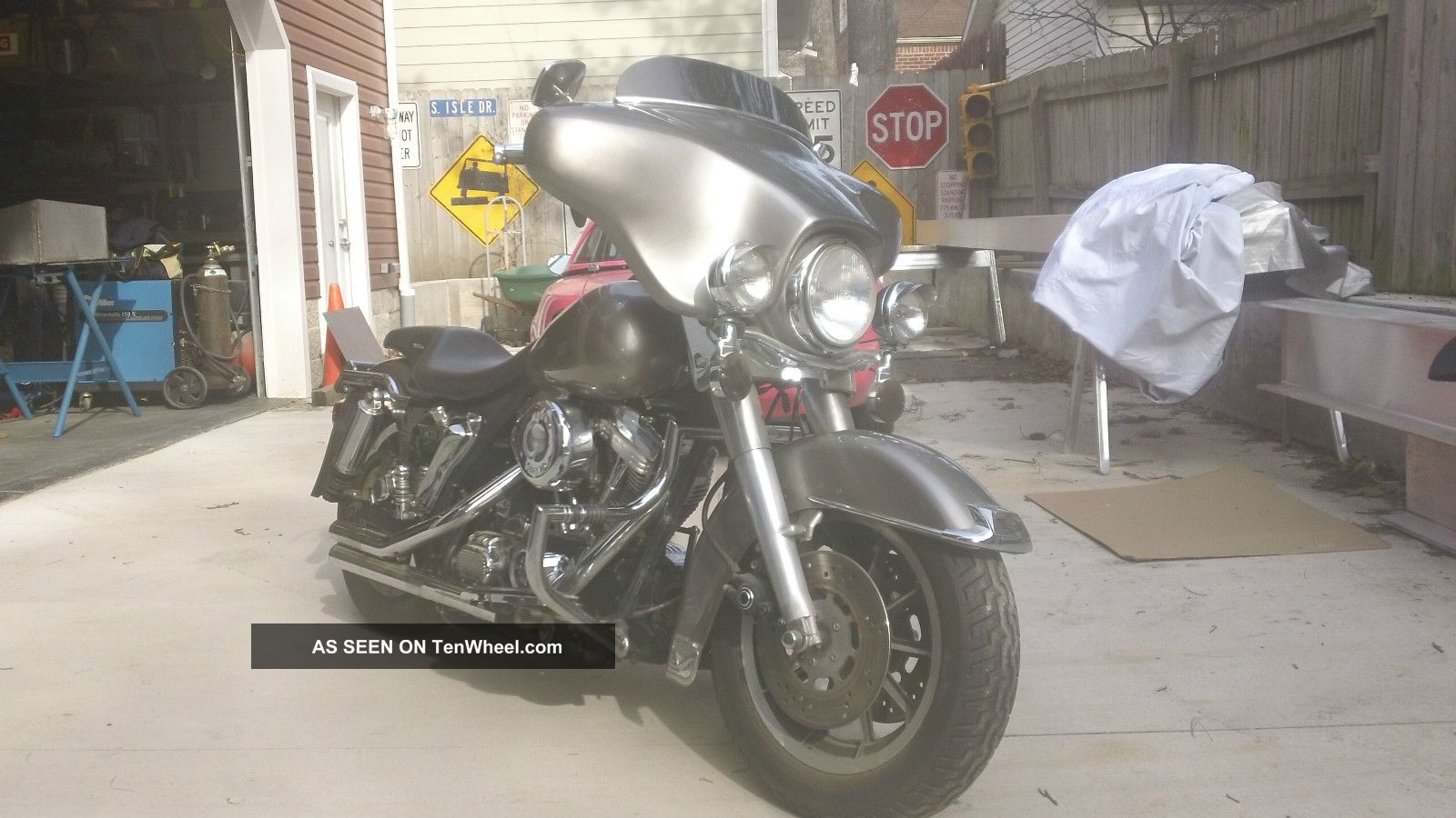 1990 Harley Davidson Flt Dresser Bagger Touring Custom Hot Rod Evo Motorcycle Touring photo