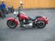2002 Harley Davidson Flstfi Fatboy Factory Red Paint 16 Inch Apes Slammed &kool Softail photo 2