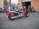2002 Harley Davidson Flstfi Fatboy Factory Red Paint 16 Inch Apes Slammed &kool Softail photo 4