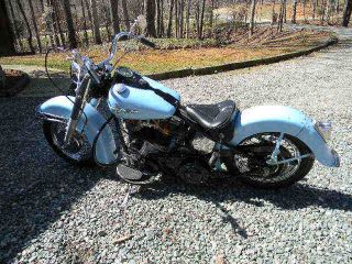 1950 Harley Davidson Panhead Fl Model photo