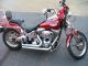 2003 Harley Davidson Springer Softail Fxstsi 1ooth Aniver.  Lux.  Rich Red 13800 Mi. Softail photo 2