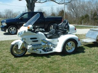 2004 Honda Gold Wing Gl1800cc Motor Trike Conversion W / Trailer Condition photo