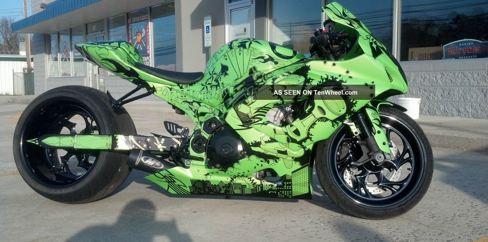 Custom Sharpie 05 Suzuki Gsxr 1000 360 Fat Tire Hayabusa Zx10 R1