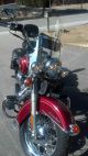 Deep Red 2005 Hd Heritage Classic With Big Bore Kit And Screamin Eagle Pipes Softail photo 2