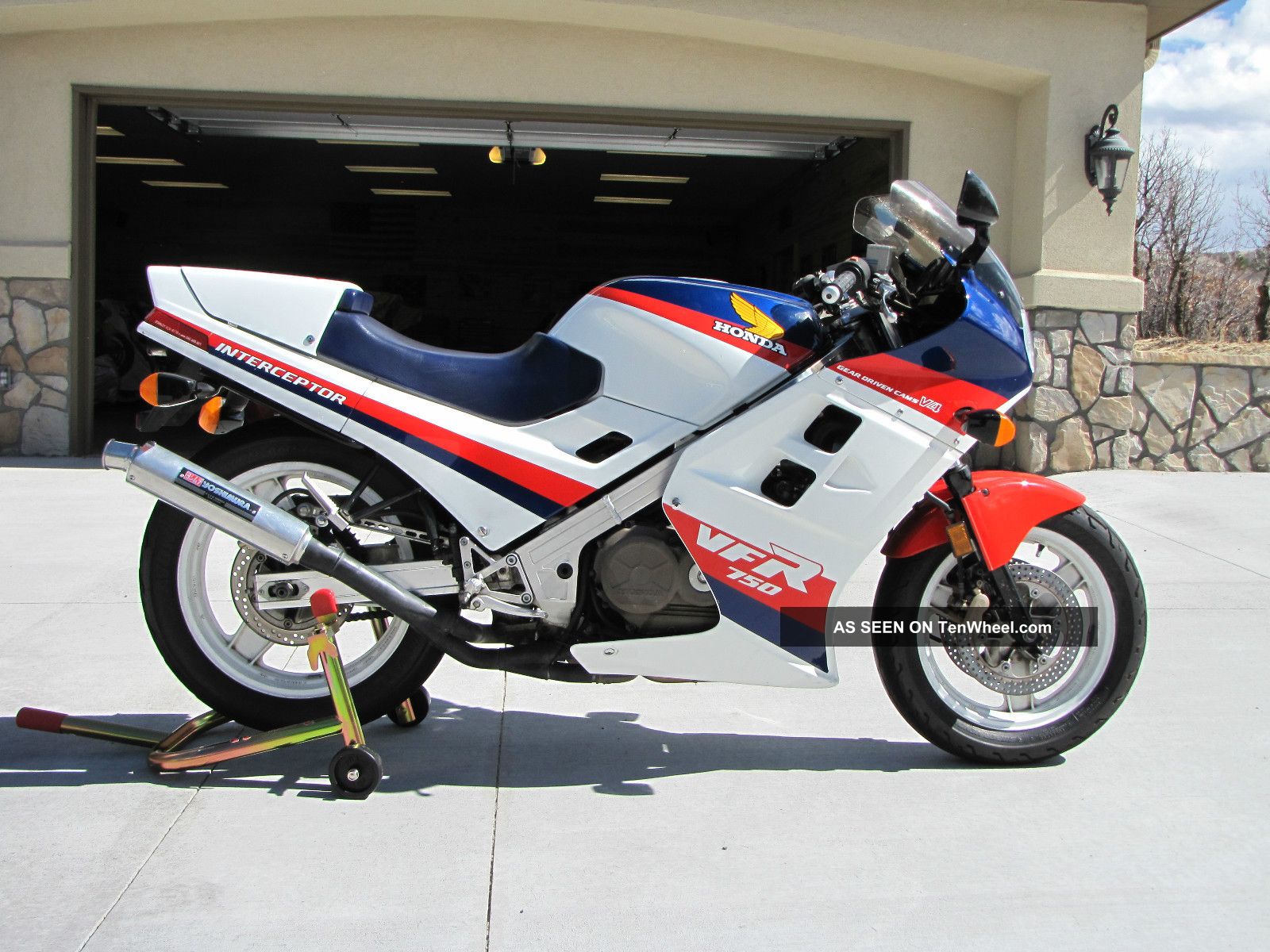 1986 750Vfr honda interceptor mototcycle #2