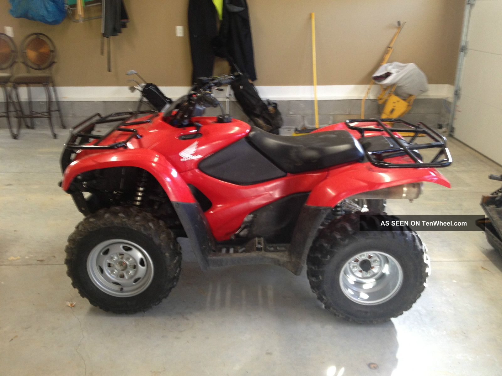 Honda rancher trx420fm four wheel utility atv 4x4 #2