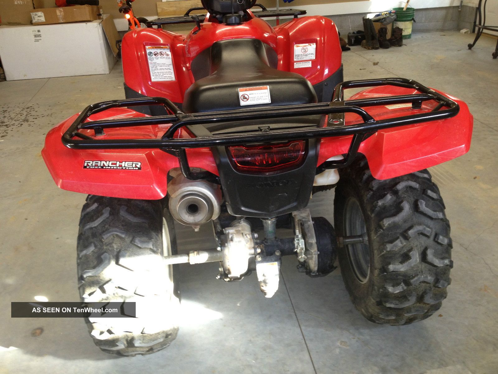 2010 Honda rancher trx 420 fm #7