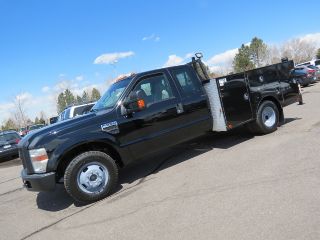 2008 Ford F - 350 Supercab 9 ' Utility Bed Work Service Body V10 2x4 Gas photo