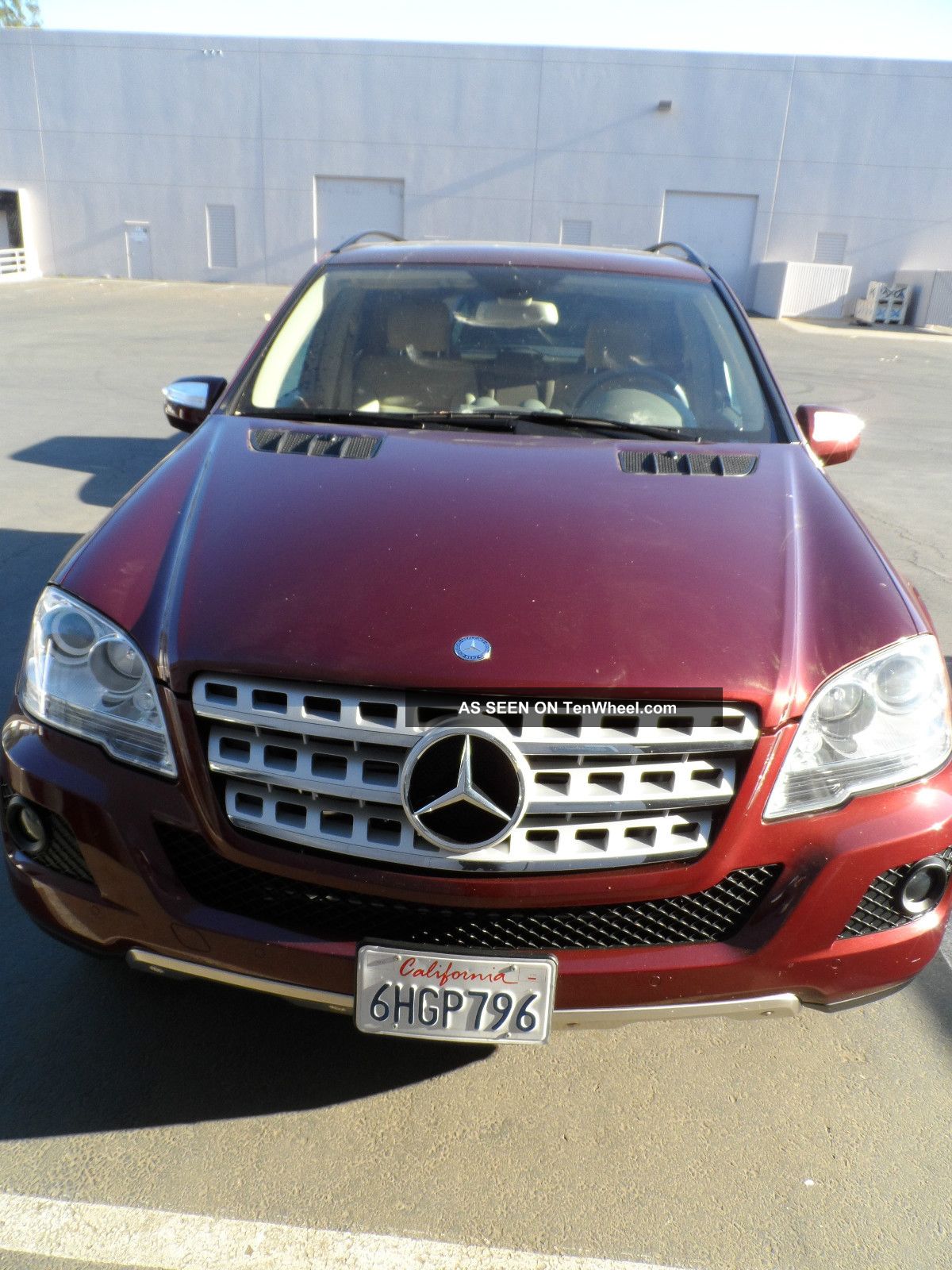 2009 Mercedes Benz Ml320 Company Fleet Vehicle