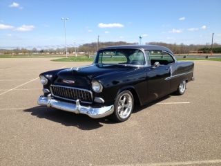 1955 Chevy Bel Air 2 Door Hard Top Frame Off Pro Touring Show Car photo