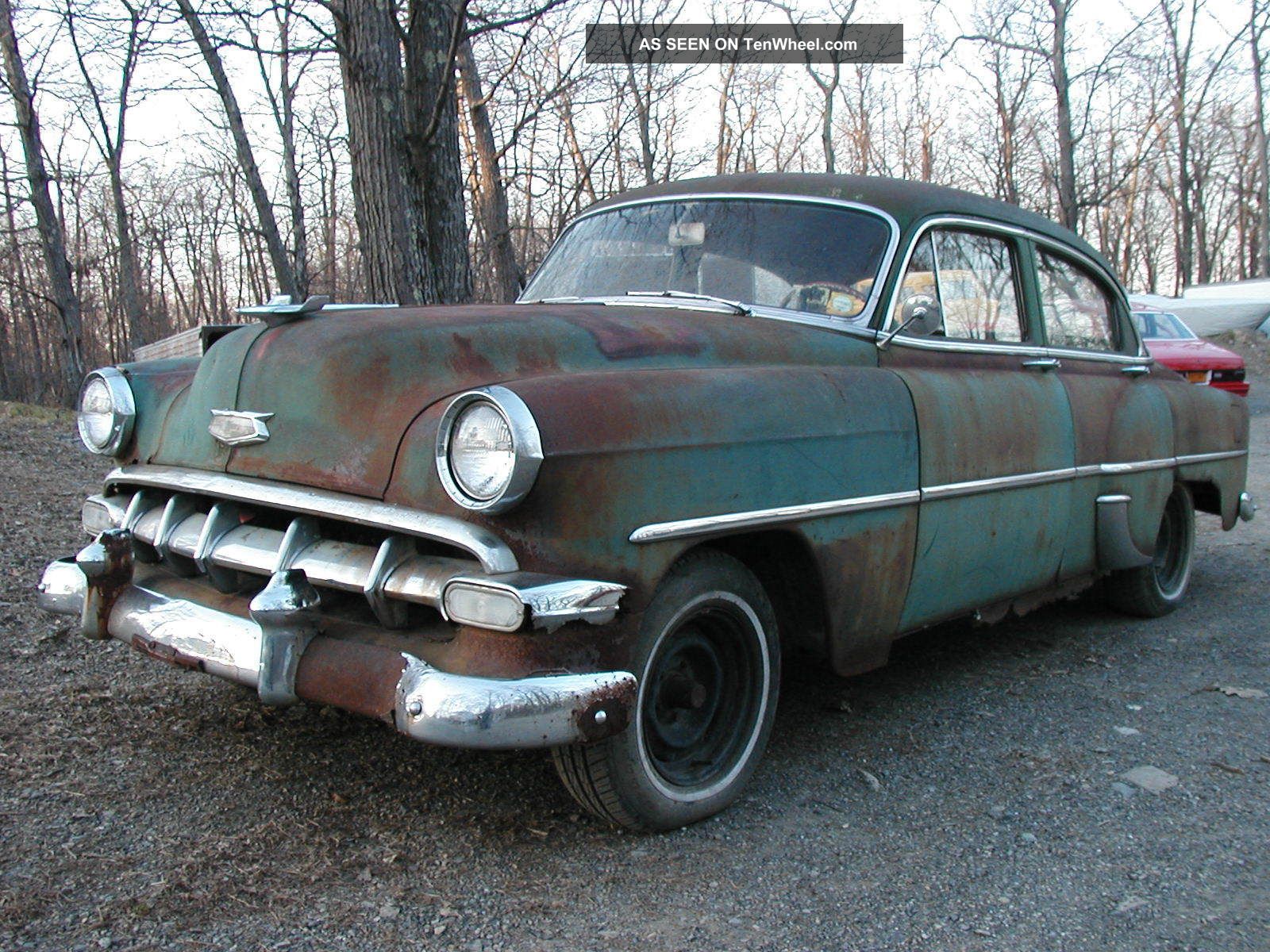 1954 Chevy Stick 6cly Clear Title Rat Hot Rod Custom Runs Drives Ny