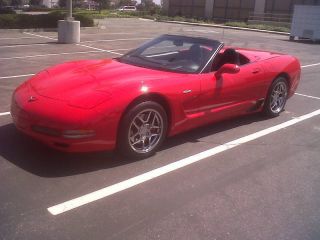 2002 Convertible Z06 Corvette.  This Is A Real Z06 That Was Made Into Hardtop photo