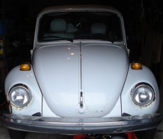 1979 Volkswagen Beetle Base Convertible 2 - Door 1.  6l (triple White) photo