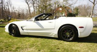 1999 C5 Corvette Convertible Ragtop Zo6 Everything White Fast And Pretty photo