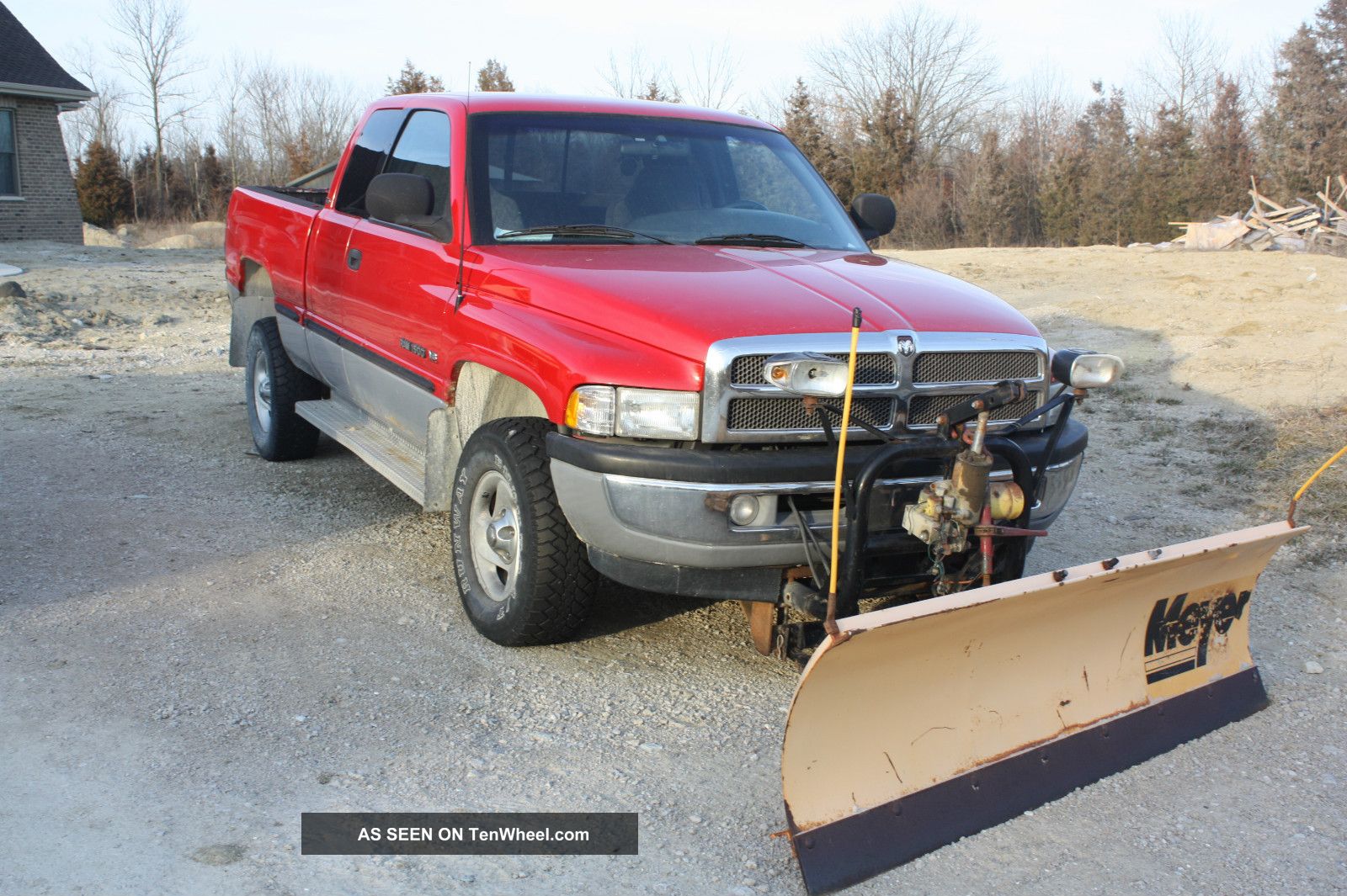 1998 Dodge Ram 4x4 Quad Cab With 8 ' Meyer Snow Plow