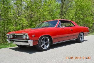 1967 Chevelle Ss Pro Touring Look Strong 406 Condition Awesome Stance photo