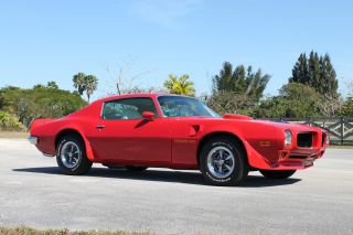 1973 Pontiac Trans Am Red 455 Numbers Matching photo