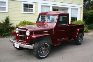 1955 Willys Pickup Truck.  4wd.  Paint,  Interior,  Some Mechanicals. photo