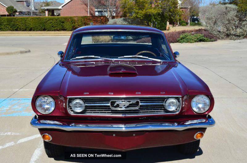 1966 Ford A Code Mustang Coupe With Ac Pony Interior
