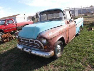 1957 Chevrolet Cameo Carrier Pickup Truck Project photo