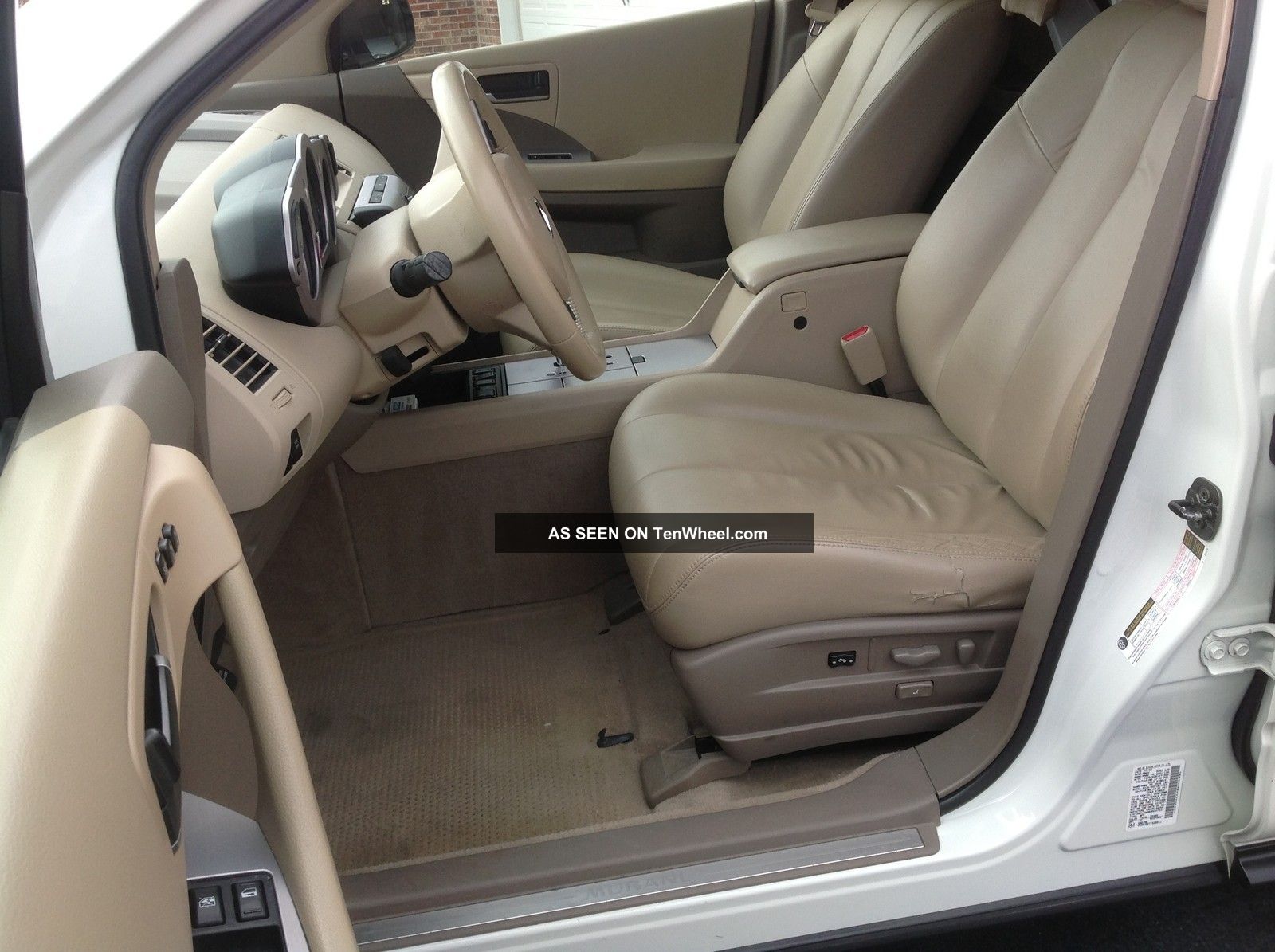 2004 Nissan Murano Sl Awd 3 5l White Sharp