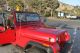 1995 Jeep Wrangler Red Wrangler photo 2