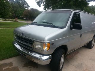 2001 Ford E350 Extended Cargo Van 7.  3 Diesel Reserve Reduced photo