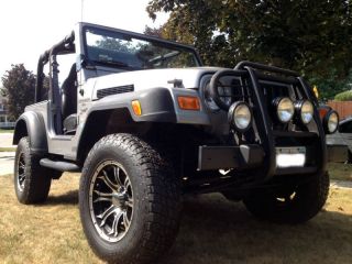 Jeep Wrangler 2000 Low Millage,  Raised 33 Tires,  Hard Top,  Soft Top,  Half Doors. photo