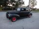 1939 Ford Pre War Hot Rod Mat Black Bad To The Bone All Steel Other photo 1