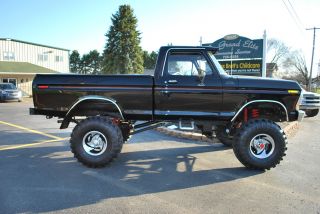 1978 Ford F250 Heavily Modified 580hp Engine Lifted Swamper Tires Wow photo