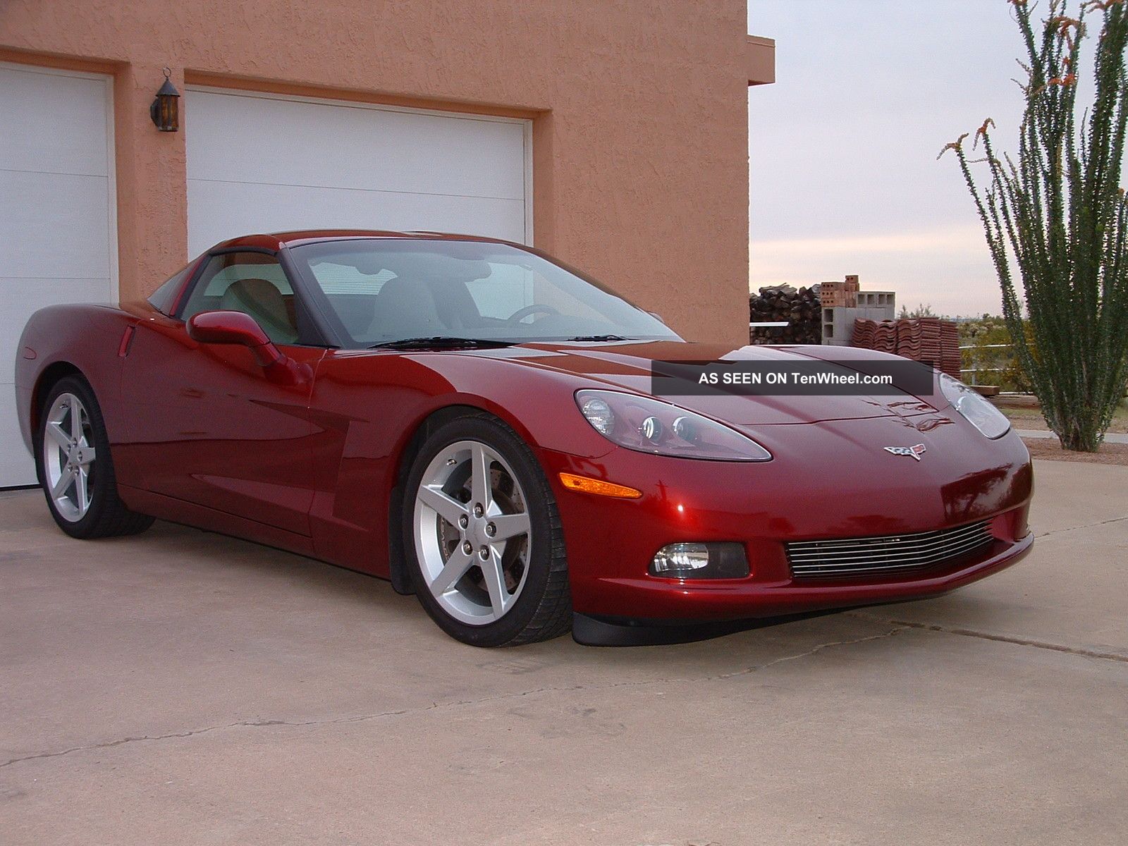 2007 Corvette, Monterey Red, Z51 Perf Pkg, 6 Speed Manual ...
